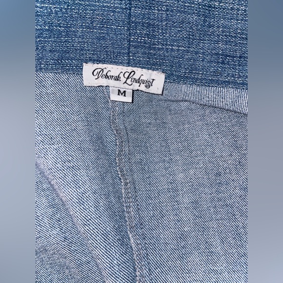 Deborah Lindquist Denim Appliqué Jacket - Picture 3 of 3